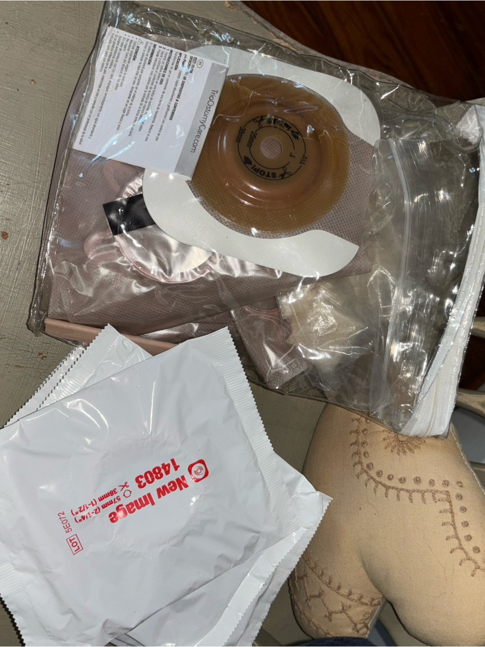 Hollister  New image Care Ostomy Supplies Kit - Beige